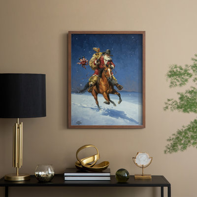 Midnight Rider Framed Print - Solid Wood