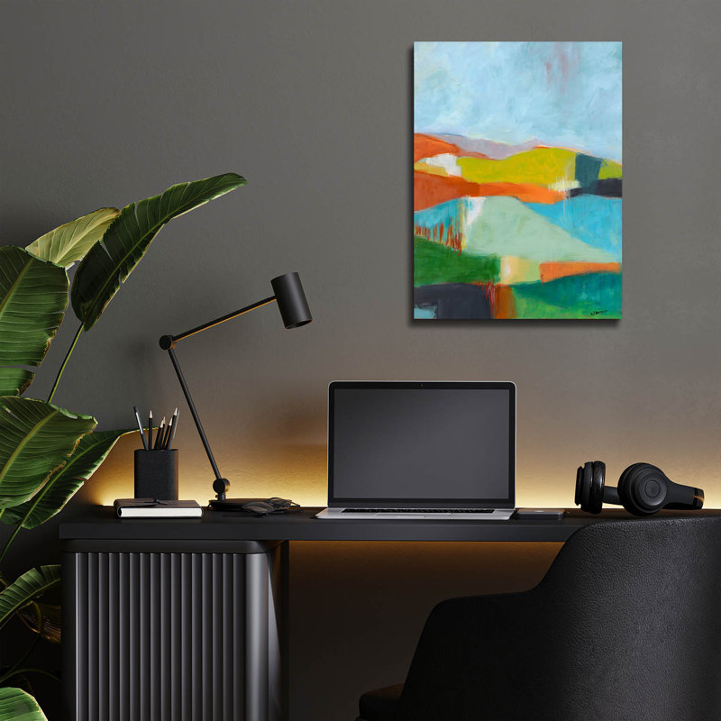 «North Bay Hills» par Jan Weiss, H 16 po x l 12 po x P 0,13 po