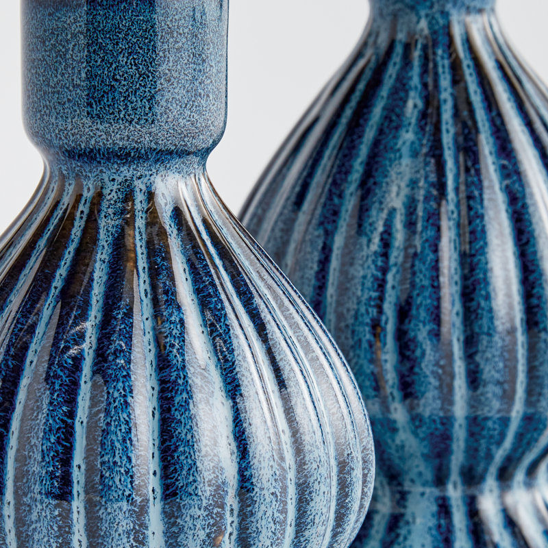 Mela Taper Holders, Blue