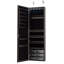 Door Hanging Mirror Jewelry Armoire With Full Length Mirror And 6 Drawers