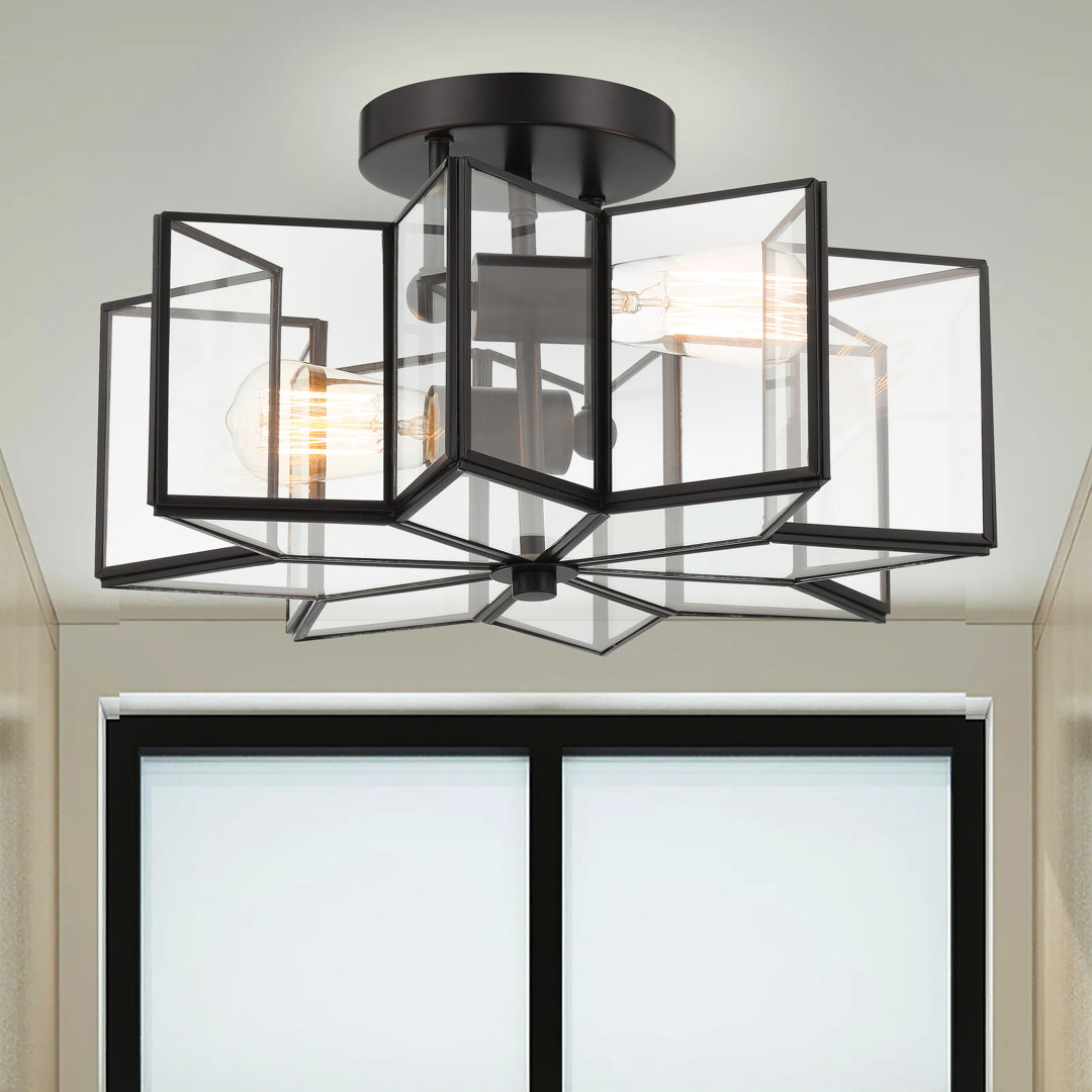Angala 2 - Light 41cm Unique/Statement Star Semi Flush Mount Light