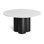 4 Quarter Round Marble Dining Table