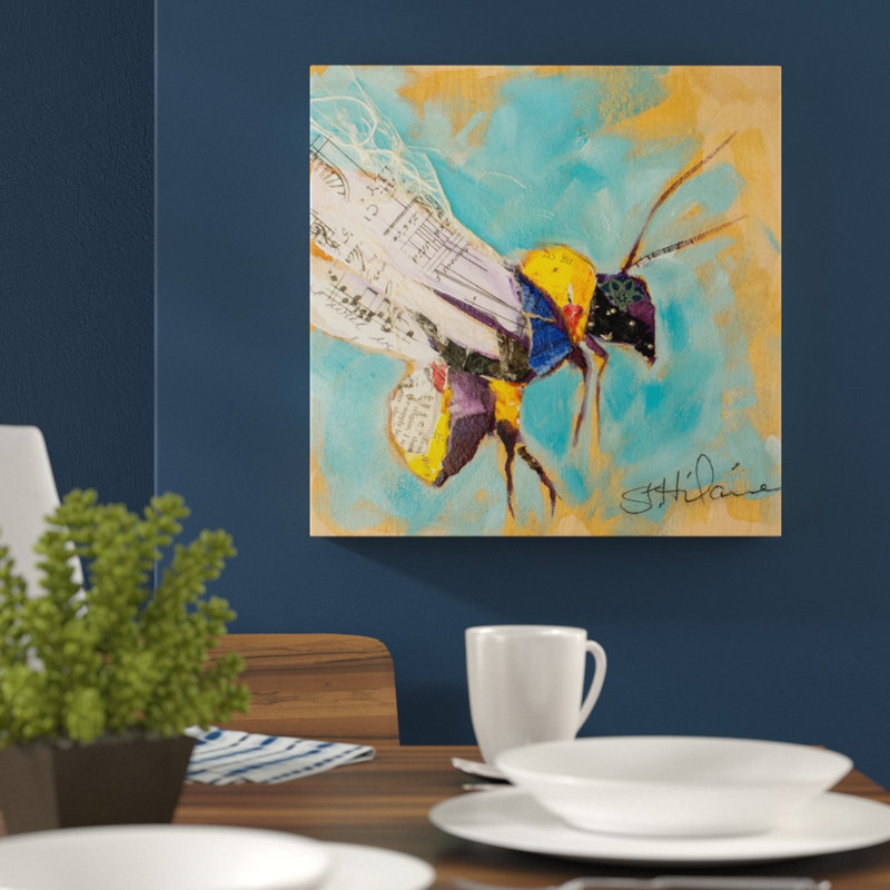 Elizabeth St. Hilaire - Wrapped Canvas Painting, 45cm H x 45cm W x 3.81cm D