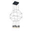 Luminaire suspendu géométrique 4 lumières Expression