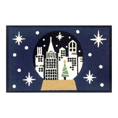 Holiday Snow Globe Size 24X36