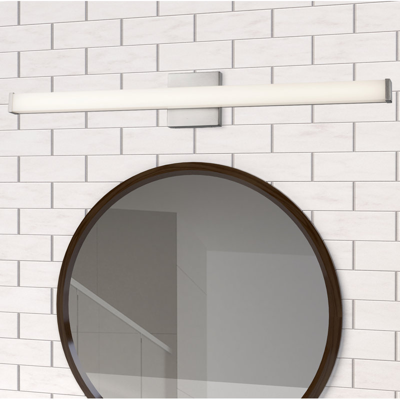 Éclairage pour meuble-lavabo 36 po Asela, Nickel brossé