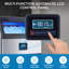 Machine à glaçons commerciale - 265 lb, acier inoxydable, sous le comptoir, 55 lb de rangement, autonettoyante