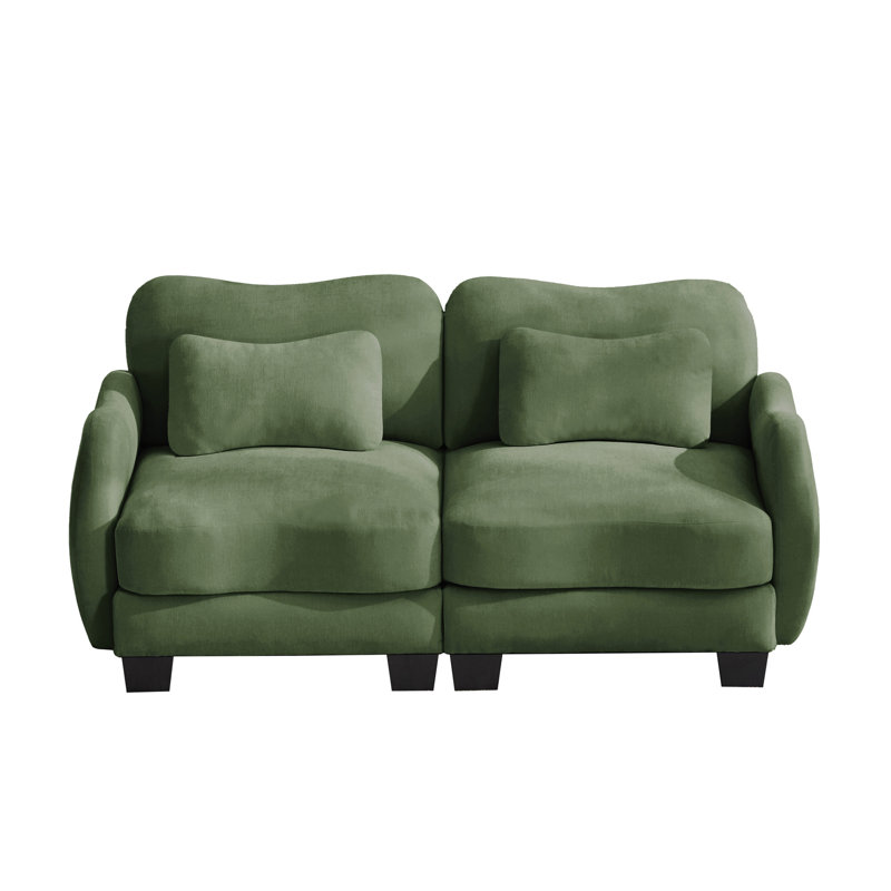 Causeuse rembourrée 70,8 po, Green