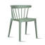 Chaise de patio empilable, ensemble de salle à manger à dossier bas et à lattes-1386957643