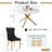 Round Dining Table Set, White Marble Dining Table & Velvet Dining Chairs with Stainless Steel Pedestal, 45" Dining Room Table and Chairs Set, Luxury Dining Table Set-1543953559-1543953553-1543953558
