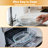 Large-capacity Multi-functional Oval Glass Chafing Dish