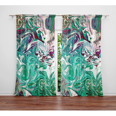 Semi Sheer Curtain Panel Pair