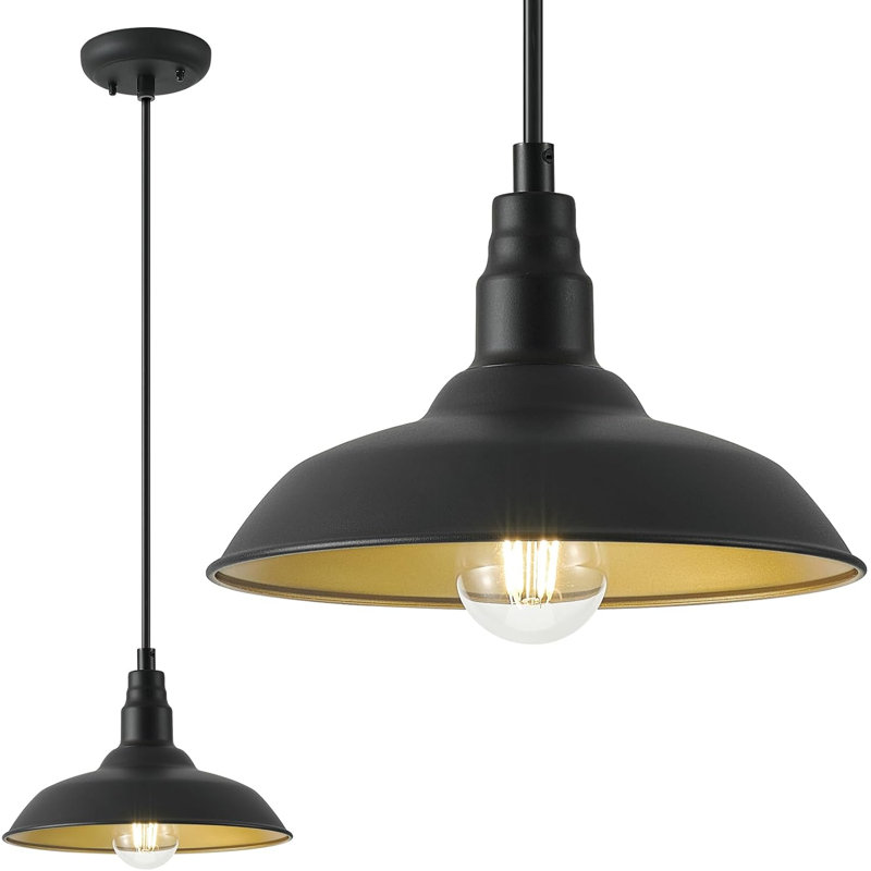 Lanterne suspendue d'extérieur Katriel, H 6,6 po x l 10 po x P 10 po