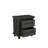 Hand-Carved Solid Wood 2-Drawer Nightstand