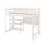 Lit mezzanine en bois avec tablettes, bureau et tableau d'écriture-1972421897-1960786333