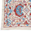 Suspension murale brodée 100% soie 20 x 33 po. Nouvelle nappe. Décoration murale Boho. Jeté moderne