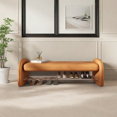 Banc de rangement pour chaussures 47,2 po