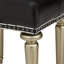 Hollywood Swank Leather Vanity Stool-325364811
