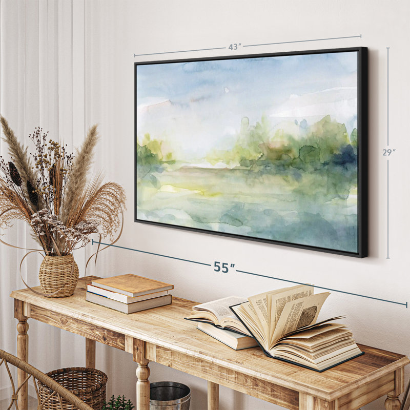 Abstract " Clear Day Canvas Print ", 29" H x 43" W