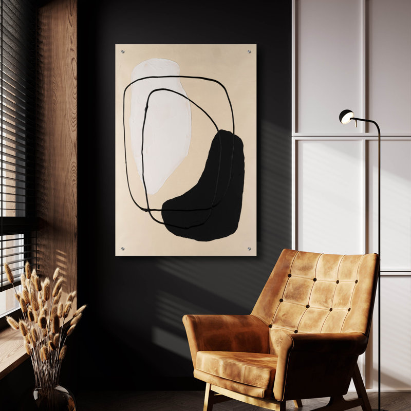 Art mural en verre Wrought Studio ™ «Avant Mod I» par Vanna Lam, H 36 po x l 24 po x P 0,2 po