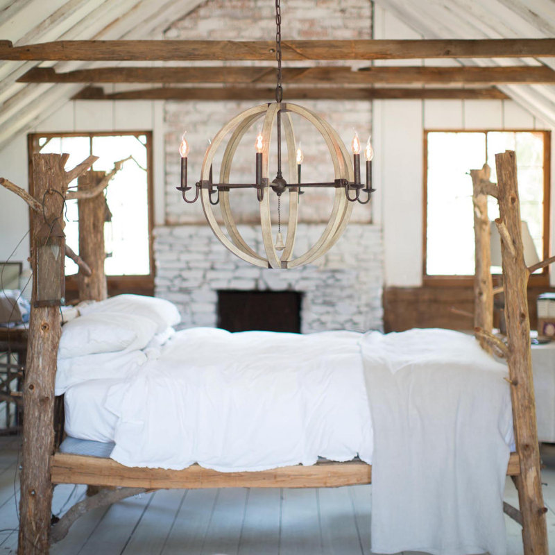 Oceane 6-Light Candle Style Globe Chandelier