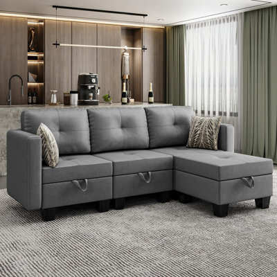 Fabric Sofa & Chaise