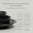 over&back Rimmed 16-Piece Semi Hand-Finished Stoneware Dinnerware Set, Service for 4-99305500