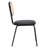 Dawna  Modern Side Chair Dining Chairs with King Louis Woven Rattan Backrest-283693516