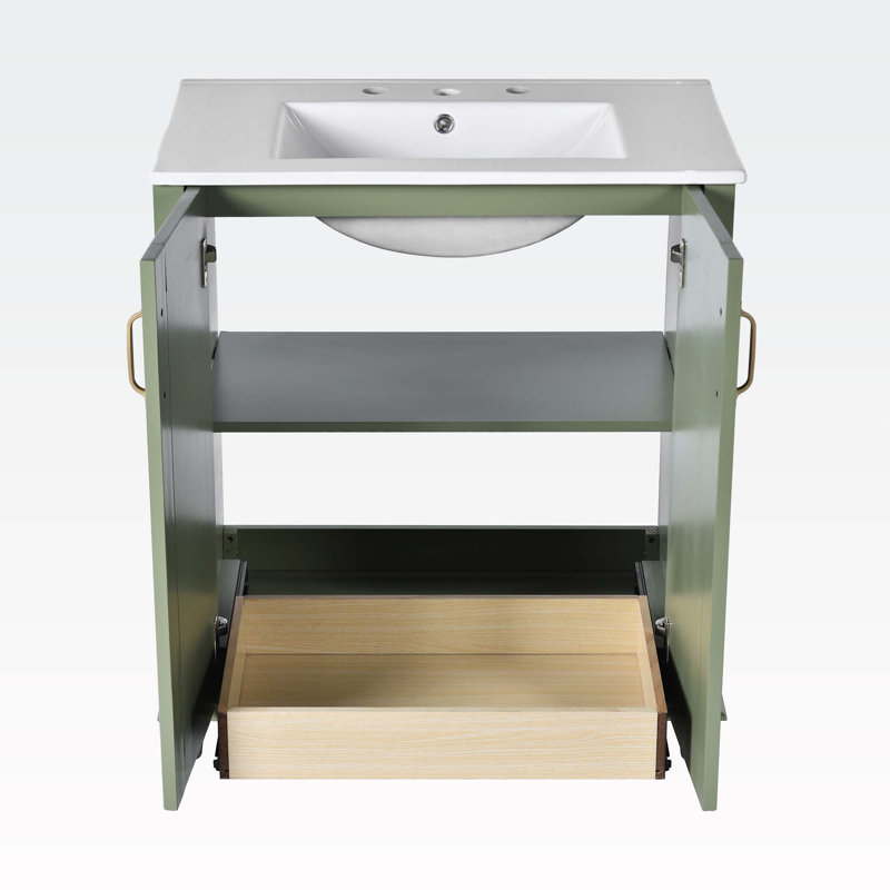 Meuble-lavabo 30 po avec lavabo en résine