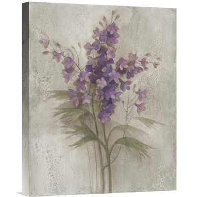 " Purple Larkspur Garden On " by Albena Hristova