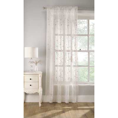 Bonilla Sheer Curtain Single Panel