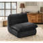 Fauteuil pivotant à compression complète avec velours côtelé, pivotant à 360 degrés, conception ergonomique, largeur de 41,75 po, compression de 73 lb, mousse à mémoire de forme haute densité, rotation de maintien au chaud, large,