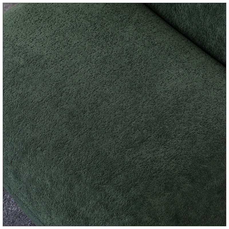 Chaise pivotante moderne et confortable pour divers espaces, rehaussant le style intérieur, Vert