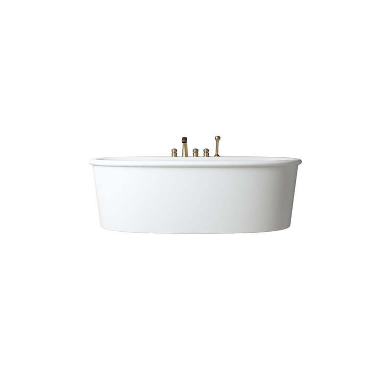Holiday 69.12'' L Freestanding Soaking Bathtub