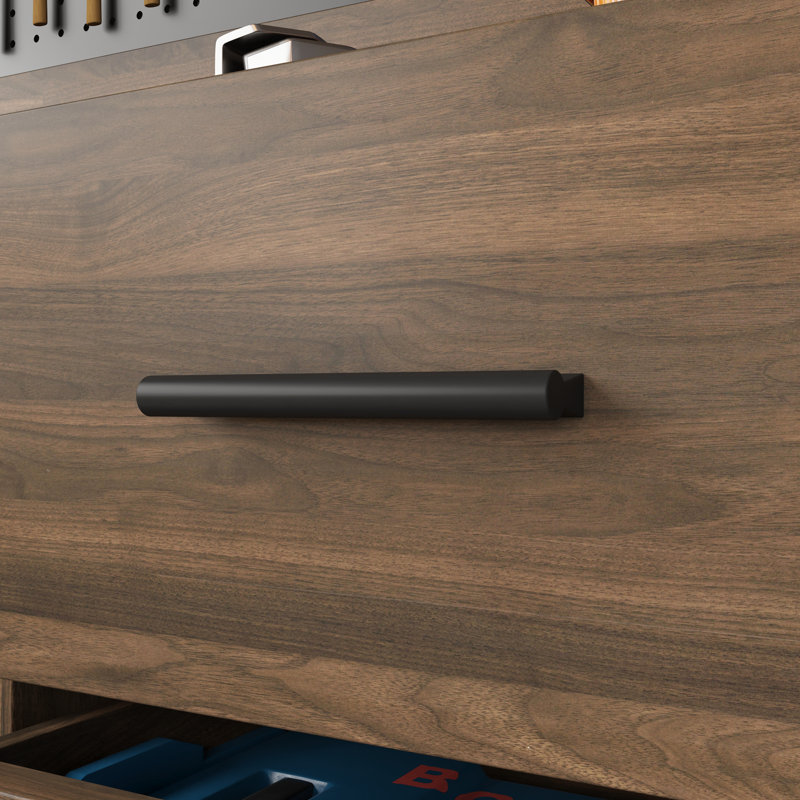 Armoire de garage avec établi réglable