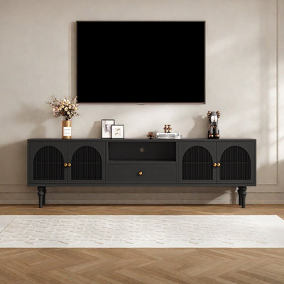 Meuble télé en bois de hêtre style français