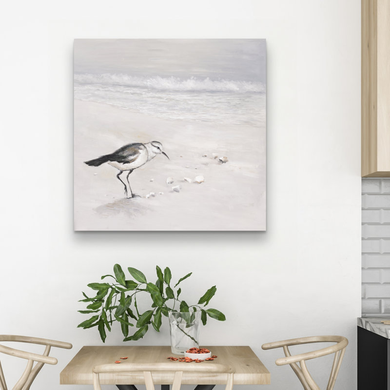 Semipalmated sandpiper - 32"x32" art on canvas
