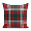 Ensemble de 2 housses de coussin décoratif, motif uni et écossais-126374239