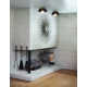 Kebo Single Light Metal Flush Mount