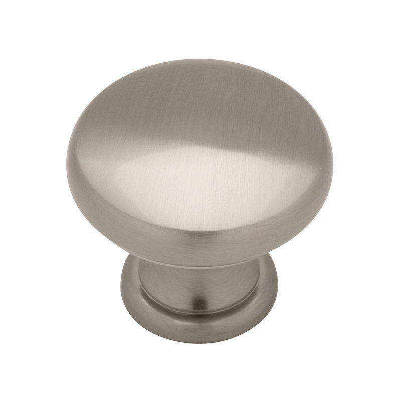 Poignée champignon de 1 1/4 po de diamètre Builders Programme, Nickel satiné