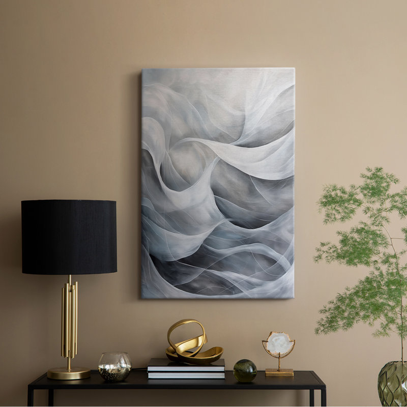 Série ABSTRACT CDL XXIV - Toile tendue avec châssis de qualité supérieure - Prêt à être accroché, H 12 po x l 8 po