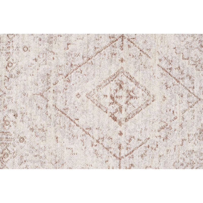 Tapis à motif de diamants imperia Heirloom, Rectangle 5 pi x 7 pi 6 po