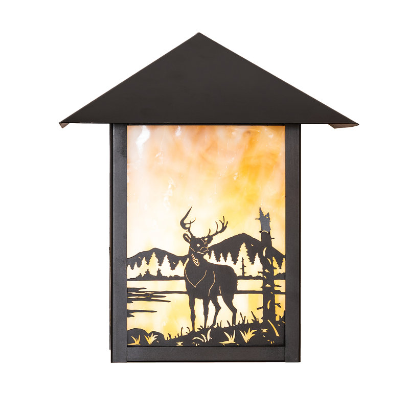 9" Wide Seneca Deer Creek Right Wall Sconce