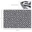 Geometric Machine Braided 121cm X 121cm Area Rug