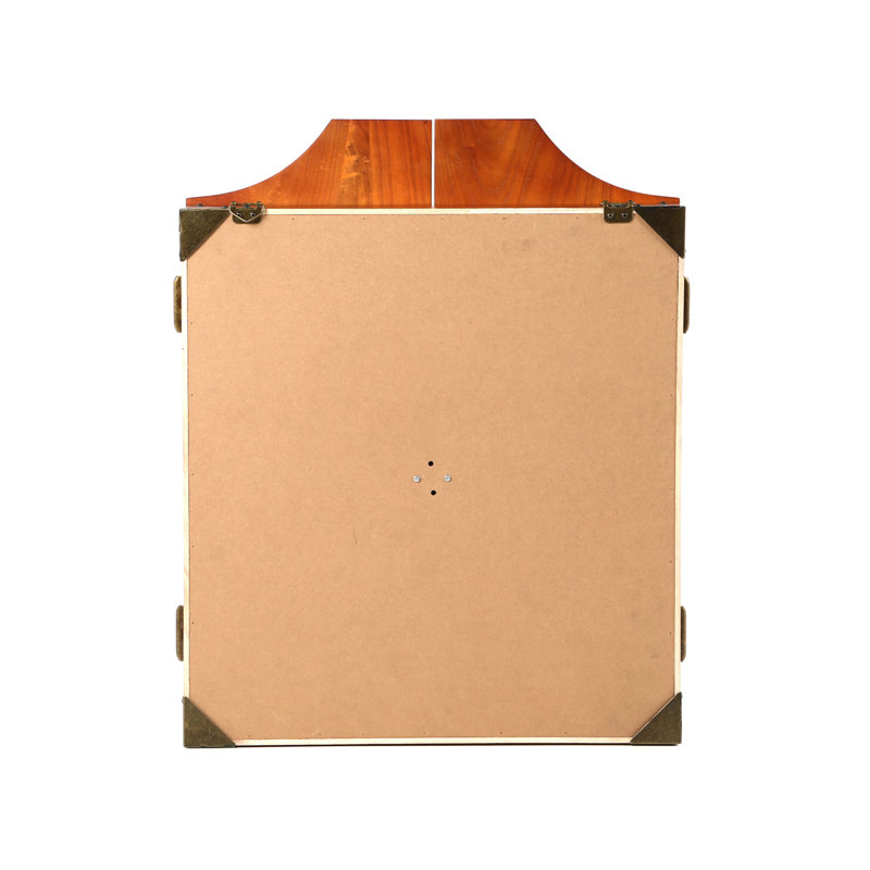 Solid Pine Beveled Wood Dart Cabinet with Steel Tip Darts