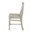 Ensemble de 2 chaises de salle à manger Ricks, dossier en forme de X, structure en bois d'acacia gris clair-121386512
