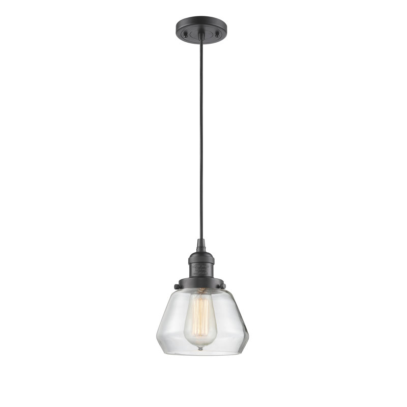 Chill 1 - Light Single Pendant, Oil Rubbed Bronze, Matte White Cased, 128.63" x 7" x 7"