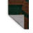 Machine Washable Checkered Green Area Rug