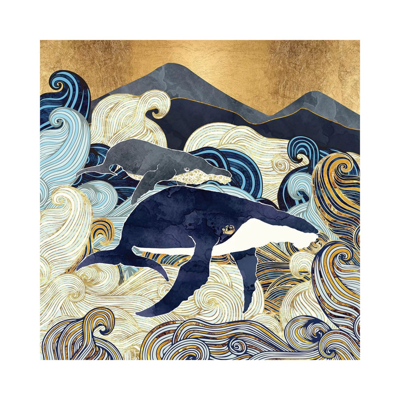 Bond IV by SpaceFrog Designs - Wrapped Canvas Painting, 93.98 cm H x 93.98 cm W x 3.175 cm D