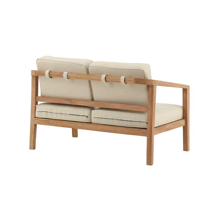 Plessis 130cm Wide Loveseat with Cushions